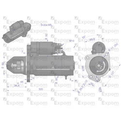 Rozrusznik 12V RENAULT Typ Iskra MS110 EXPOM eu-347887899