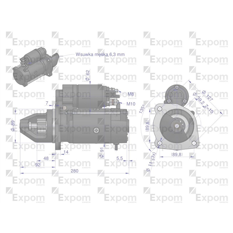 Rozrusznik AZE4217 Nowy Typ EXPOM KWIDZYN eu-347459619