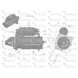 Rozrusznik 12V SAME Typ Iskra  MS297 EXPOM KWIDZYN eu-347472480
