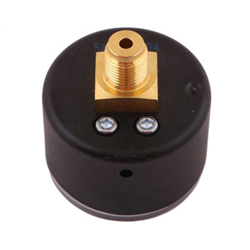 Manometr suchy M40 0-10 bar gwint G1/8" tylne przyłącze obudowa plastikowa POLMO-347885280