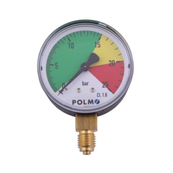 Manometr suchy M63 0-25 bar gwint M12x1.5 dolne przyłącze. Opryskiwacz POLMO-347879010