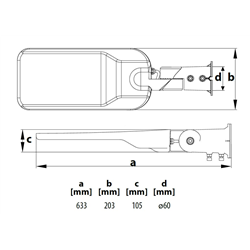 LAMPA, OPRAWA PARKINGOWA LED JAZMIN 150W 4000K 20250LM IP65-347465054