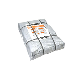 Plandeka SUPER MOCNA 10x12m (srebrna) gramatura 160g/m2-347899073