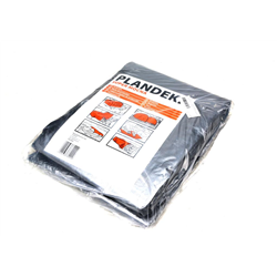 Plandeka SUPER MOCNA 4x6m (srebrna) gramatura 160g/m2-347463783