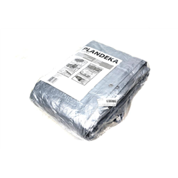 Plandeka MOCNA 8x12m (srebrna) gramatura 110g/m2-347892084