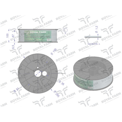 Drut (szpula) do pastucha 1000m ocynkowany fi 1.2 mm ROYAL FARM RM-105010019-347886173