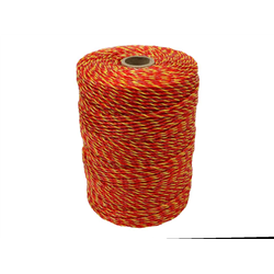 Plecionka, do elektryzatora 2mm, 3x0,16mm SS żółto-pomarańczowa 250m, Royal Farm-347479059