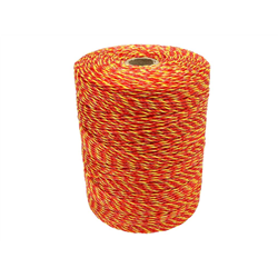 Plecionka, do elektryzatora 2mm, 3x0,16mm SS żółto-pomarańczowa 500m, Royal Farm-347907449
