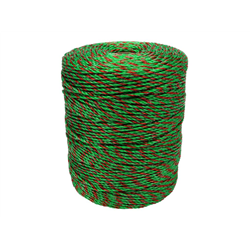 Plecionka, do elektryzatora 2,5mm, 3x0,20mm SS zielono-pomarańczowa 400m, Royal Farm-347479015