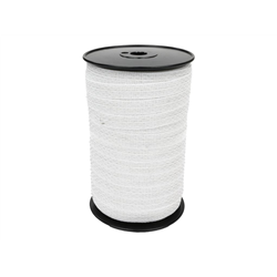 Taśma, do elektryzatora 20 mm, 2x0,25mm Cu, 4x0,16mm SS biała 200m, Royal Farm-347479023