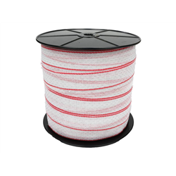 Taśma, do elektryzatora 40mm, 10x0.25mm SS biało-czerwona 200m, Royal Farm-347907445