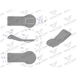 Język plastikowy poidła RF-20906026 ROYAL FARM-347471457