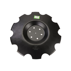 Talerz, uzębiony Z-10 fi 510 mocowanie 6/120 grubość 3.5 mm przetłoczony stal borowa , Royal Farm-347908090