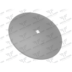 Talerz, gładki fi 510 otwór 30x30 stal borowa, 1279621010 1240040020, Royal Farm-347908069