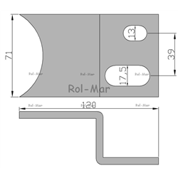 Skrobak prawy tylny Fortschritt T-088 0203963880 Rozrzutnik-347443517