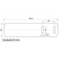 Listwa tylna odkładni prawa Kverneland Vulcan-347442254