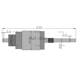 Wirnik rozrusznika Deutz 289.5mm-347872311