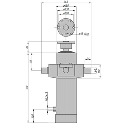 Cylinder przyczepa czteroczłonowy  CTS229/75/4/1600-347874536
