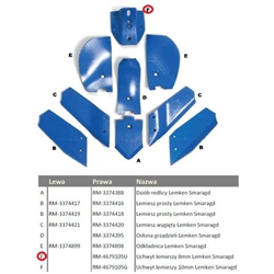 Uchwyt lemieszy 8mm Lemken Smaragd Vulcan-347871186