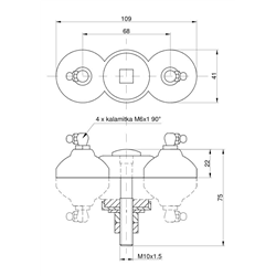 Łyżka targańca kompletna 610369 Mercator, Dominator 610322 Claas-347446481