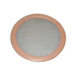 Wkład gęsty cedzidła małego chromoniklowy oczko siatki 0.50mm Dojarka-347873812