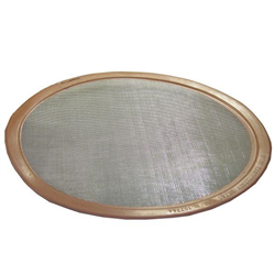 Wkład gęsty cedzidła dużego chromoniklowy oczko siatki 0.63mm Dojarka-347445048