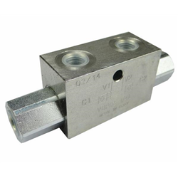 Zawór VBPDE 1/4"  - zwrotny bliźniaczy, sterowany (zamek hydrauliczny)-347875139