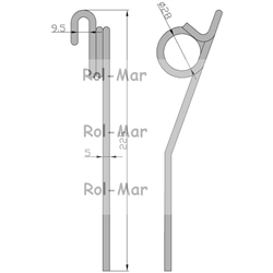 Palec motowideł standard Z20478 John Deere-347444051