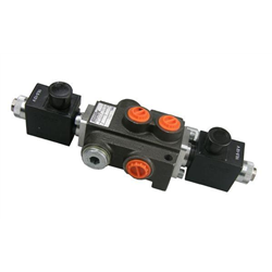 Rozdzielacz hydrauliczny jednosekcyjny sterowany elektrycznie 50L-347444262