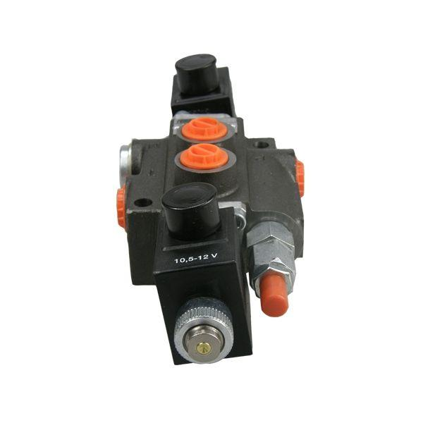 Rozdzielacz hydrauliczny jednosekcyjny sterowany elektrycznie 50L-347444263