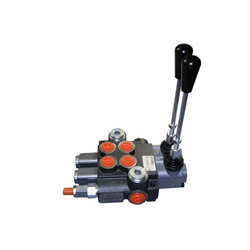 Rozdzielacz hydrauliczny dwusekcyjny z zatrzaskami (2) 40L-347443846