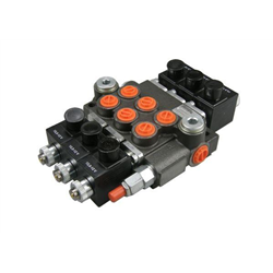 Rozdzielacz hydrauliczny trzysekcyjny sterowany elektrycznie 50L-347872298