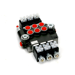 Rozdzielacz hydrauliczny 3-sekcyjny sterowany elektrycznie (12V) 80L-347890865