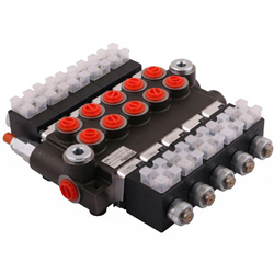 Rozdzielacz hydrauliczny 5-sekcyjny sterowany elektrycznie (12V) 50L-347453298