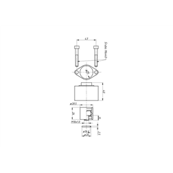 Kołpak tylny z zatrzaskiem do rozdzielaczy hydraulicznych P40 (40 litrów)-347874572