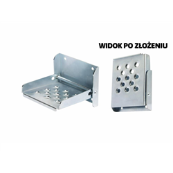 Stopień burty składany ocynkowany przyczepy, przyczepki 150x130mm-347622022