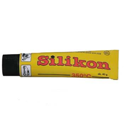 Silikon uszczelniająco-klejący 350*C. czarny 40 g-347868109