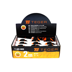 Miara stalowa rozwijana 2m 16mm  TEGER-347899139