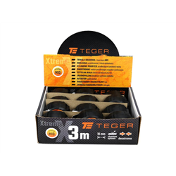 Miara stalowa dwustronna rozwijana 3m 16mm TEGER-347899157