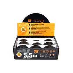Miara stalowa dwustronna rozwijana 5.5m 19mm TEGER-347470810