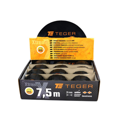 Miara stalowa dwustronna rozwijana 7.5m 25mm TEGER-347899163