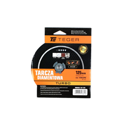 Tarcza diamentowa TURBO 125x22.23 mm TEGER-347898650