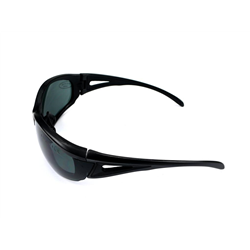 Okulary ochronne ramka PVC CE Teger szkła z PC przyciemniane-347470191