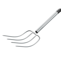 Widły gospodarcze 4-zębne na metalowym trzonku - Extra Long, (dł. 1580 mm) Extreme, Teger-347905043