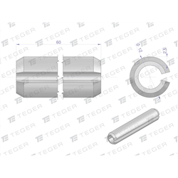 Kołek sprężysty 12x60 TEGER, (sprzedawane po 10)-347907568