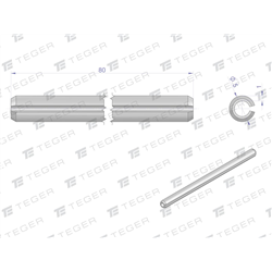 Kołek sprężysty 5x80 TEGER, (sprzedawane po 10)-347907562