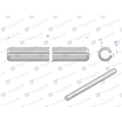 Kołek sprężysty 6x80 TEGER, (sprzedawane po 10)-347479209