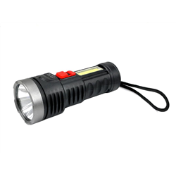 Latarka uniwersalna obudowa z ABS diody LED XPE COB 250 lm z funkcją warsztatową ładowana USB Teger-347899491