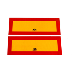 Tablica wyróżniająca odblaskowa. kpl. 2szt. 300mm/120mm. 101-04W-95-347471118