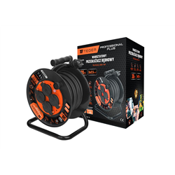 Przedłużacz bębnowy, warsztatowy PROFESSIONAL, 3X2,5mm, IP44, H05RR-F, cert. CE / 30M, Teger-347905901